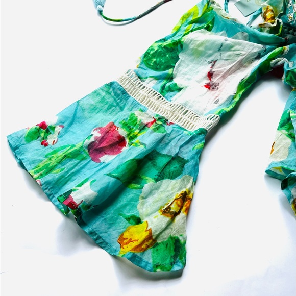 Debbie Katz Amari Multi Color Floral Short Dress Cover Up - NWT - Picture 9 of 11